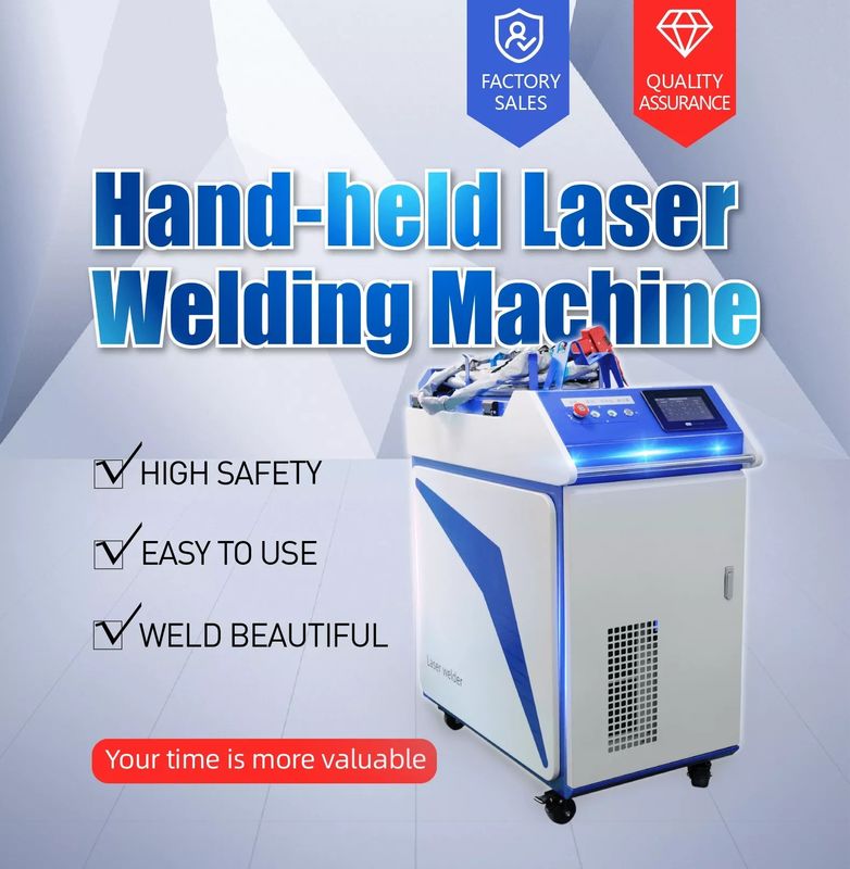 водяное охлаждение CW сварочного аппарата лазера 500W 1080NM Handheld