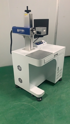 Роторная маркировка лазера волокна 0.5ms 20W 30W подвергает управление механической обработке EZCAD